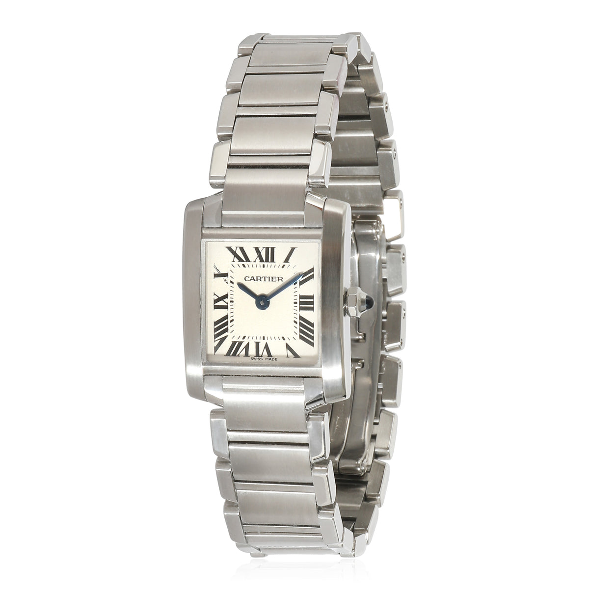 Cartier Tank Francaise W51008Q3 Womens Watch in  Stainless Steel