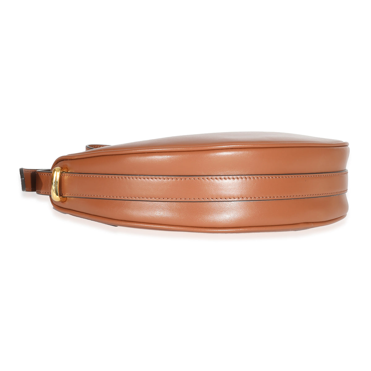 Prada Cognac Nappa Leather Arqué Shoulder Bag