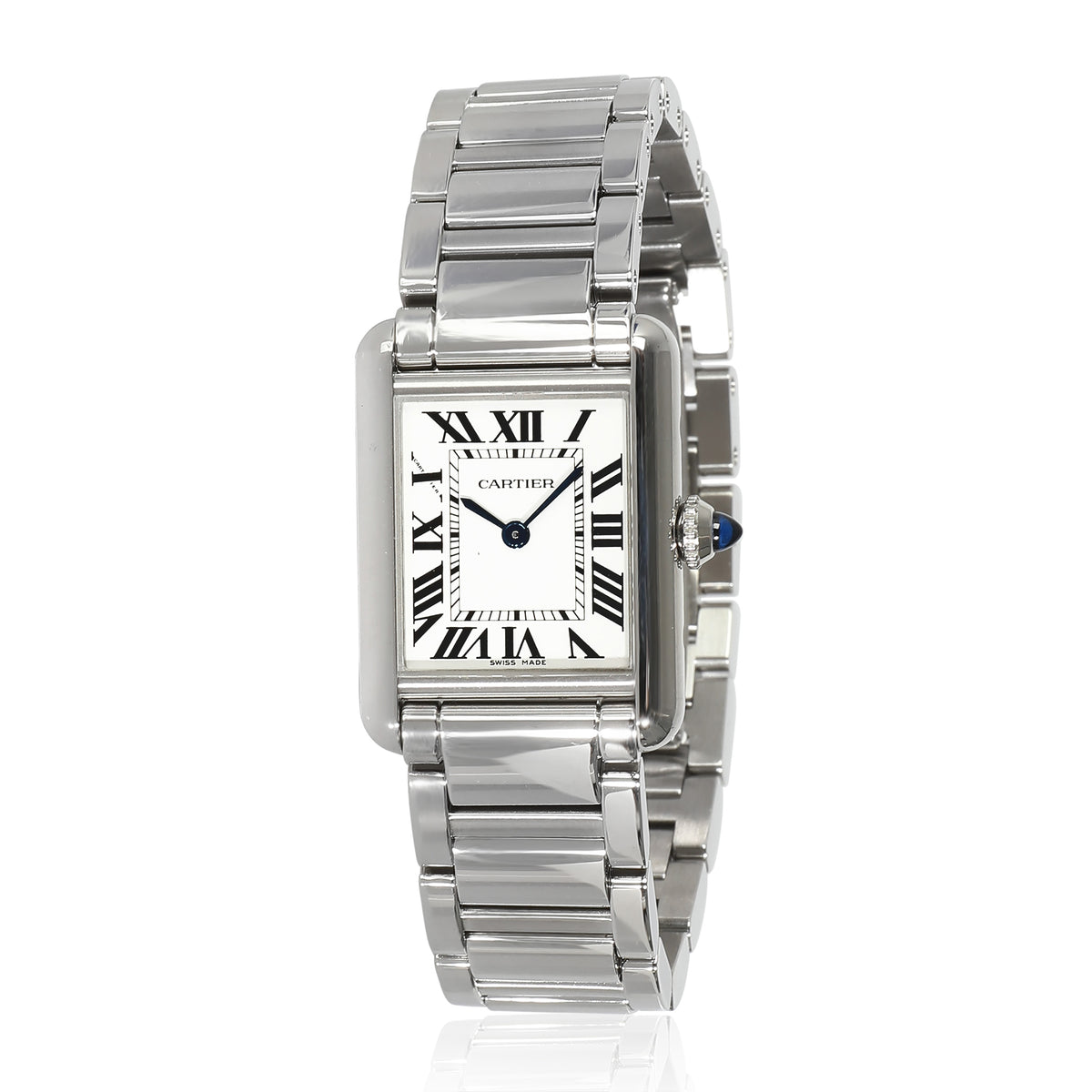 Cartier Tank Must de Cartier WSTA0051 Womens Watch in  Stainless Steel