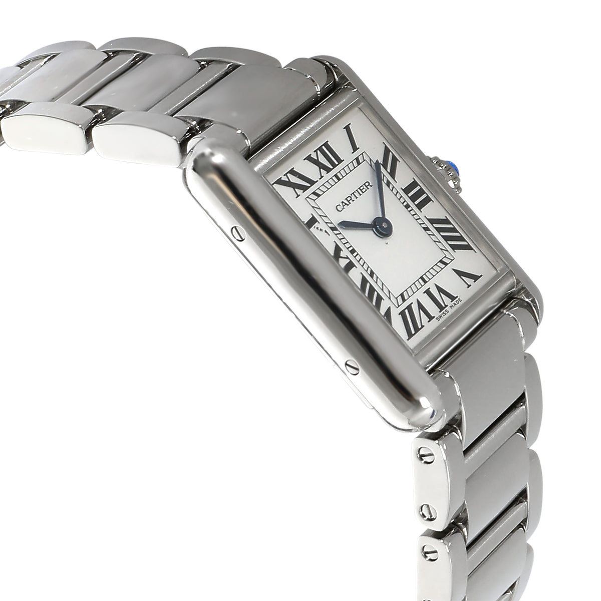 Cartier Tank Must de Cartier WSTA0051 Womens Watch in  Stainless Steel