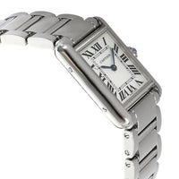 Cartier Tank Must de Cartier WSTA0051 Womens Watch in  Stainless Steel