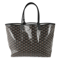 Goyard Black Goyardine Canvas Saint Louis PM