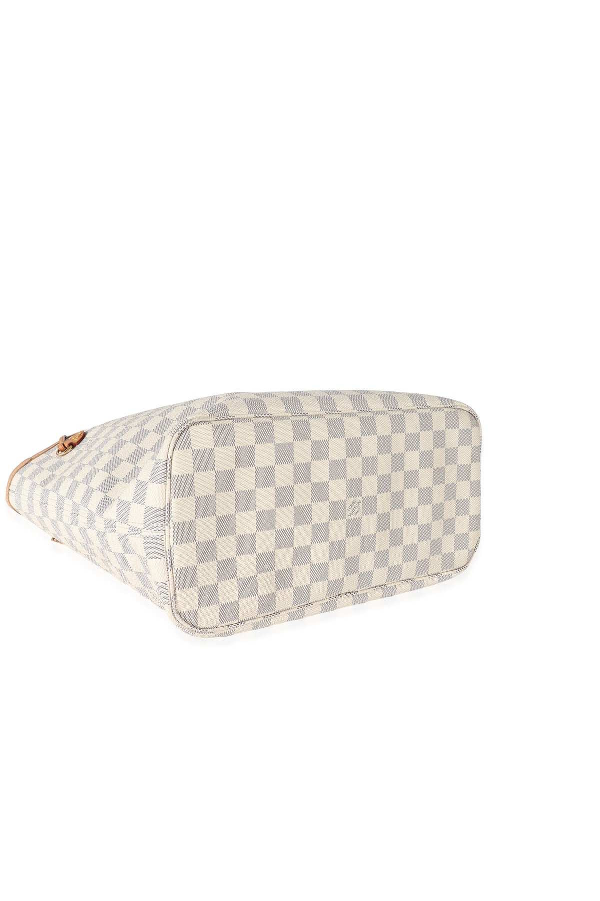 Louis Vuitton Louis Vuitton Neverfull MM White Damier Azur Canvas