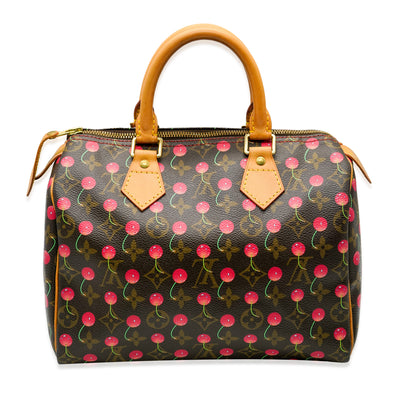 Louis Vuitton Monogram Canvas Cerise Speedy 25