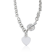 Tiffany & Co. Heart Tag Toggle Necklace in Sterling Silver