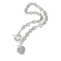 Tiffany & Co. Heart Tag Toggle Necklace in Sterling Silver