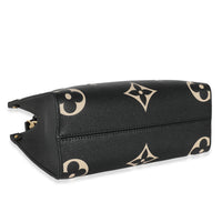 Louis Vuitton Black & Beige Bicolor Monogram Empreinte Onthego PM