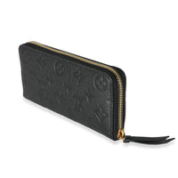 Louis Vuitton Black Monogram Empreinte Clemence Wallet