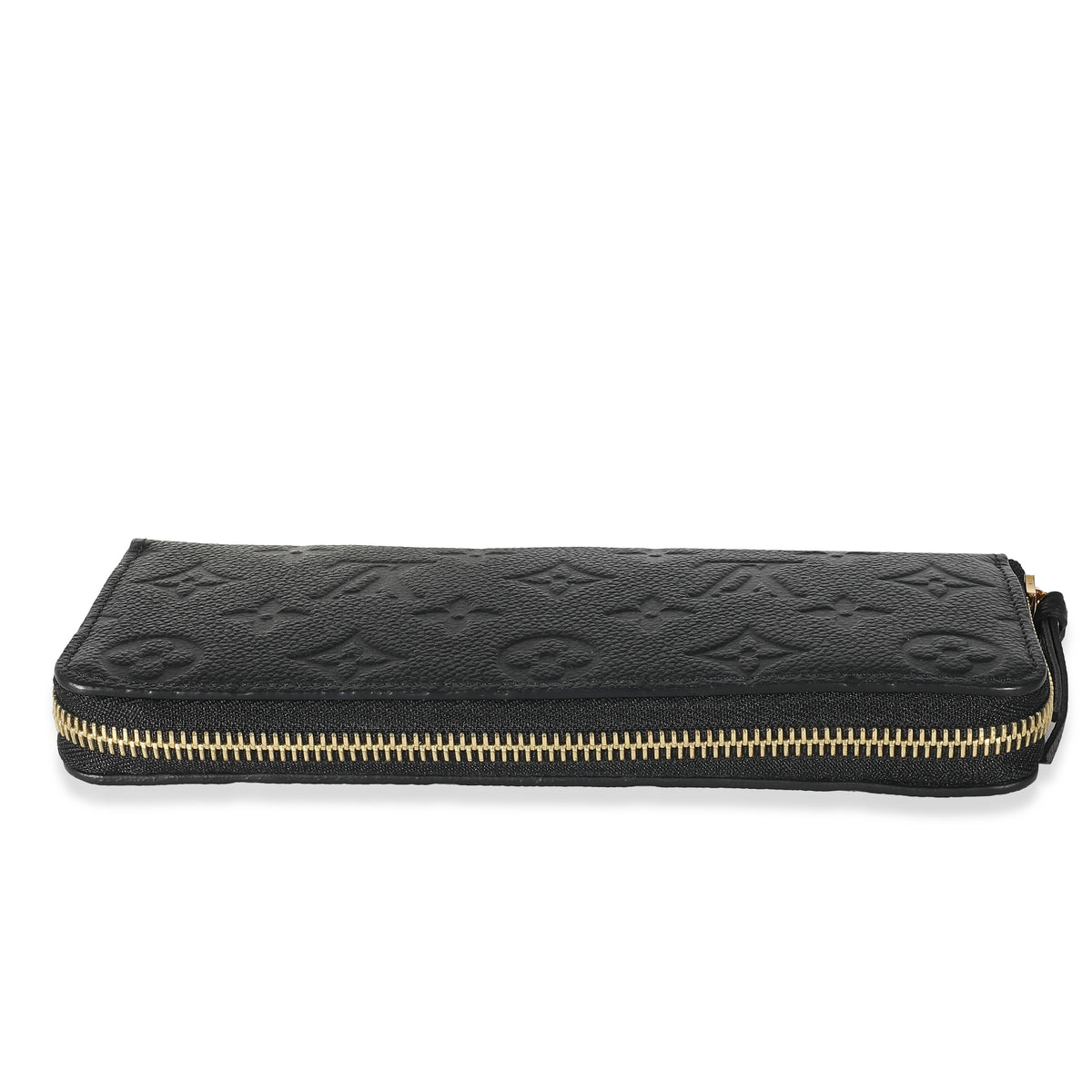 Louis Vuitton Black Monogram Empreinte Clemence Wallet