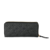 Louis Vuitton Black Monogram Empreinte Clemence Wallet