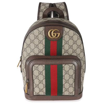 Gucci Beige GG Supreme Small Ophidia Backpack