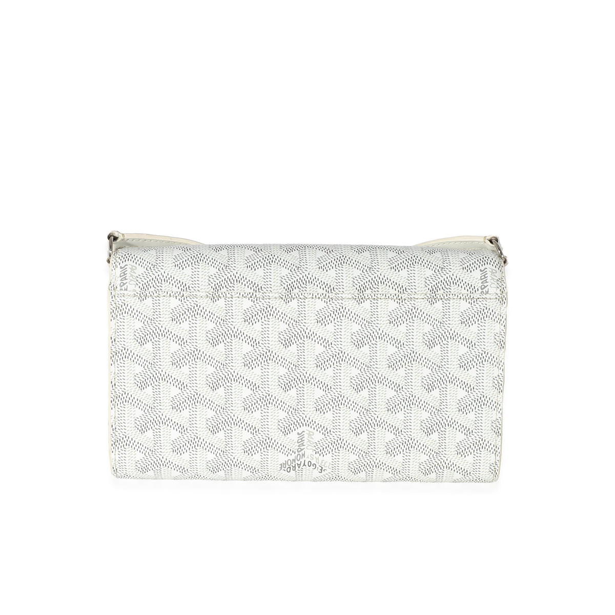 Goyard hotsell white clutch