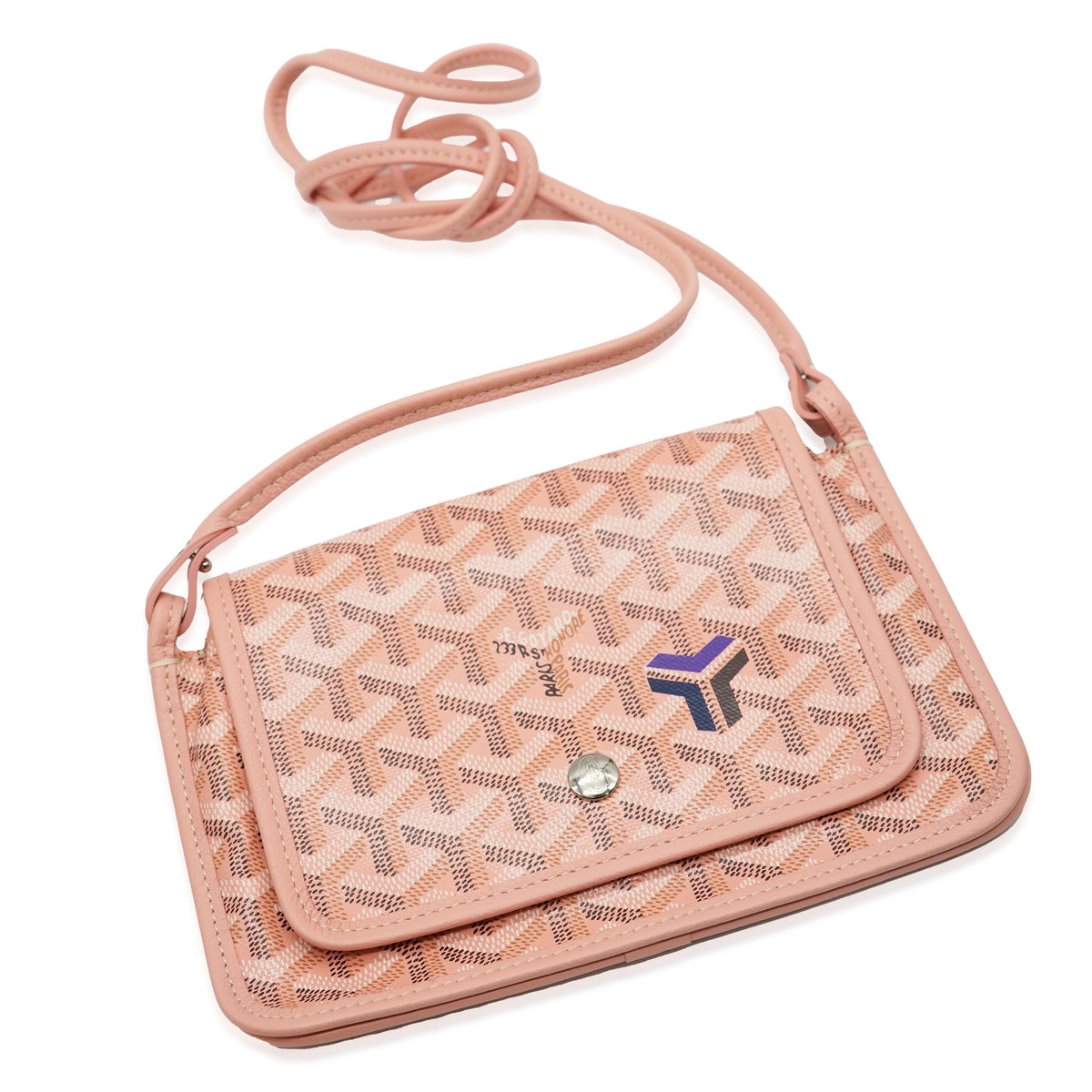 Pink discount goyard wallet