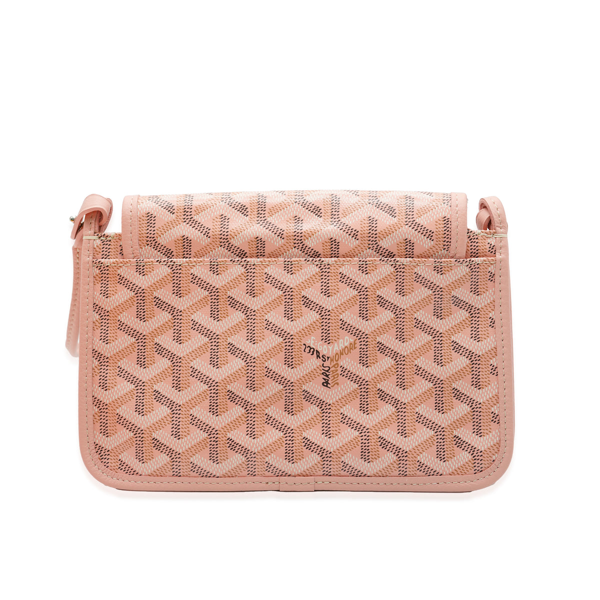 Goyard Pink Goyardine Canvas Plumet Pocket Wallet