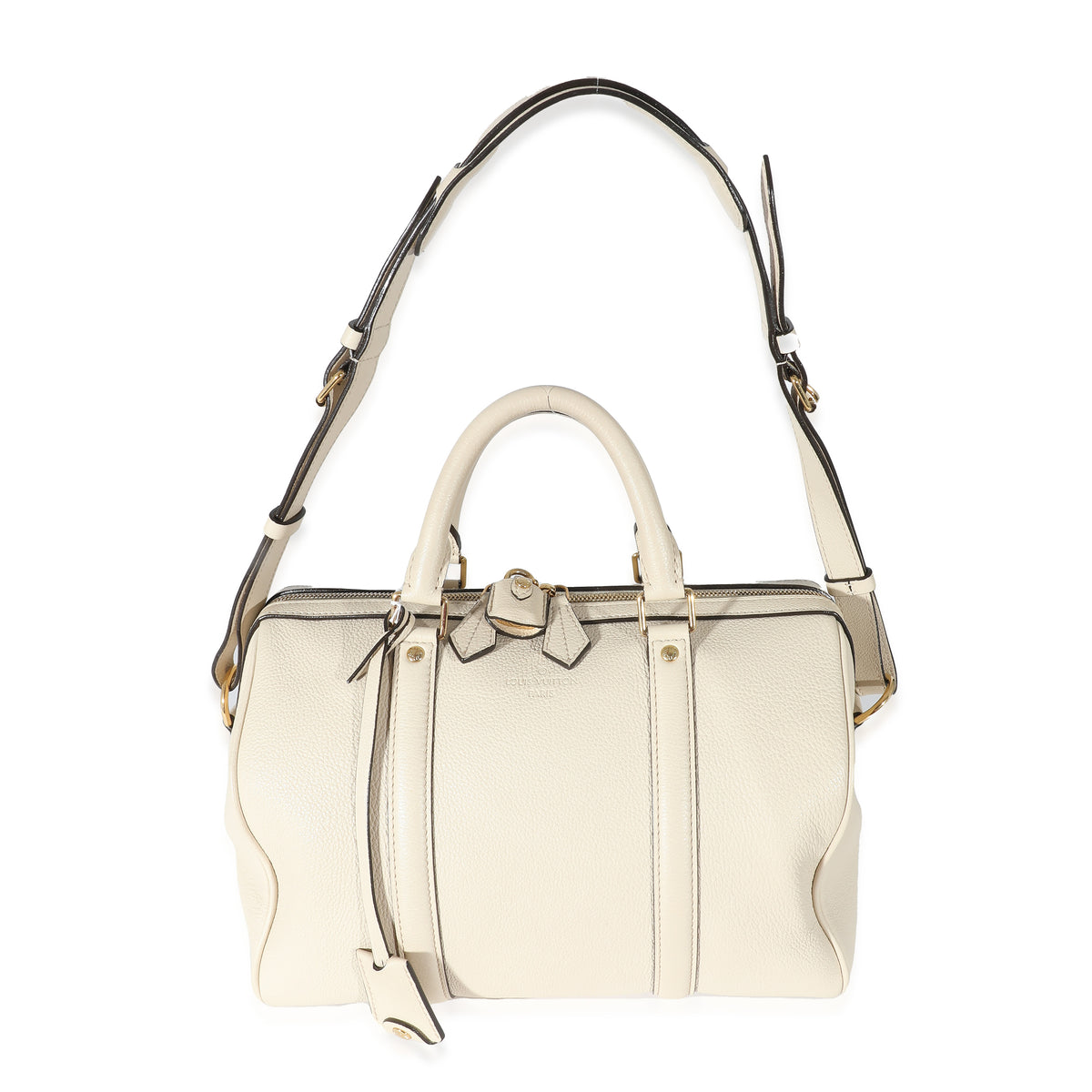 Louis Vuitton White Calfskin Sofia Coppola SC Speedy PM myGemma