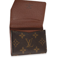 Louis Vuitton Monogram Canvas Envelope Business Card Holder