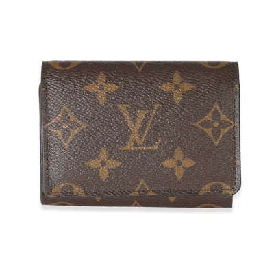 Louis Vuitton Monogram Canvas Envelope Business Card Holder