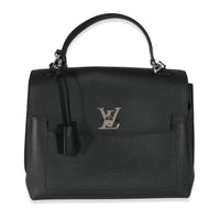 Louis Vuitton Black Grained Calfskin Lockme Ever MM