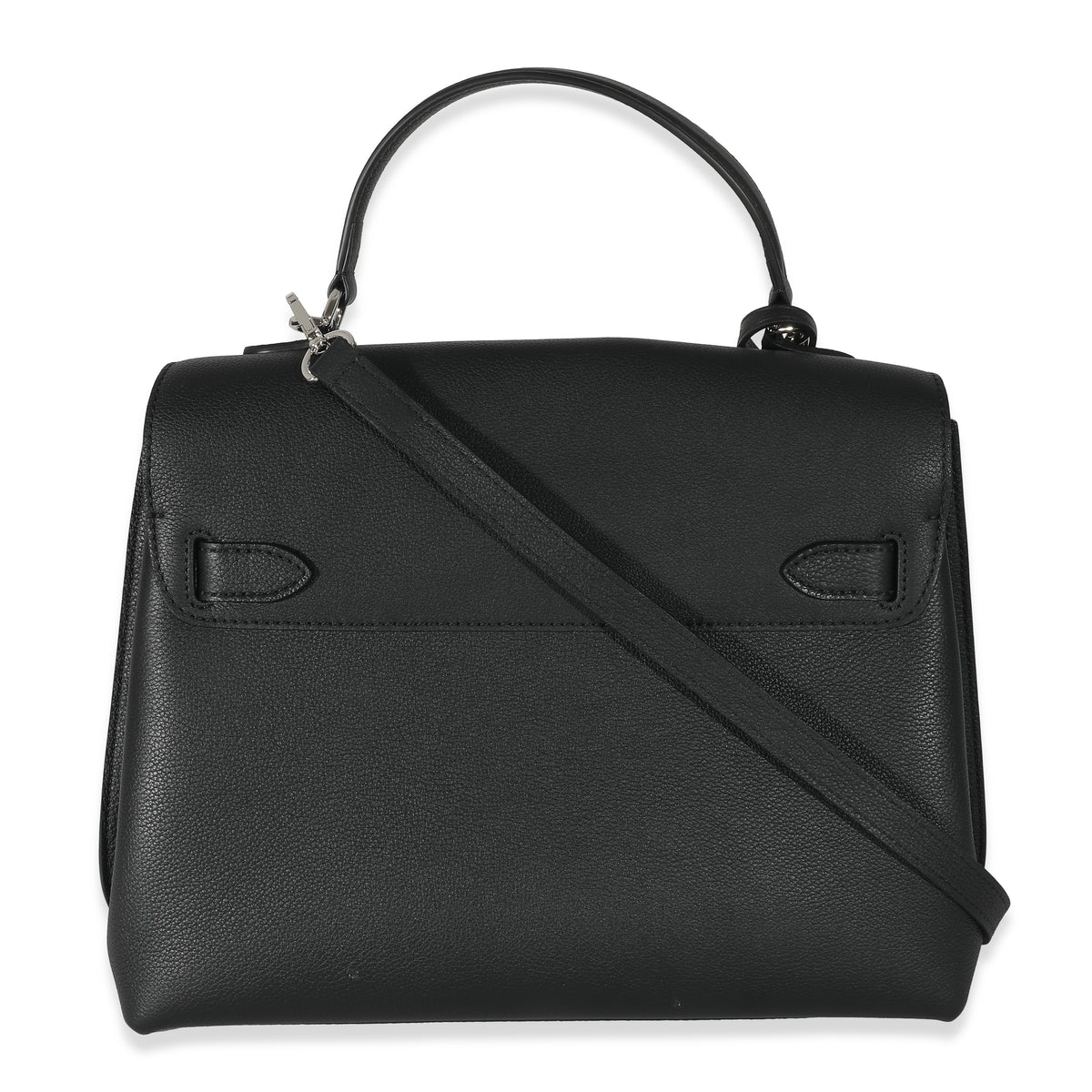 Louis Vuitton Black Grained Calfskin Lockme Ever MM