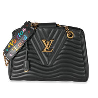 Louis Vuitton Black Calfskin New Wave Chain Tote