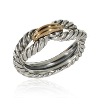 David Yurman Cable Loop Ring in  Yellow Gold/Sterling Silver