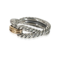 David Yurman Cable Loop Ring in  Yellow Gold/Sterling Silver