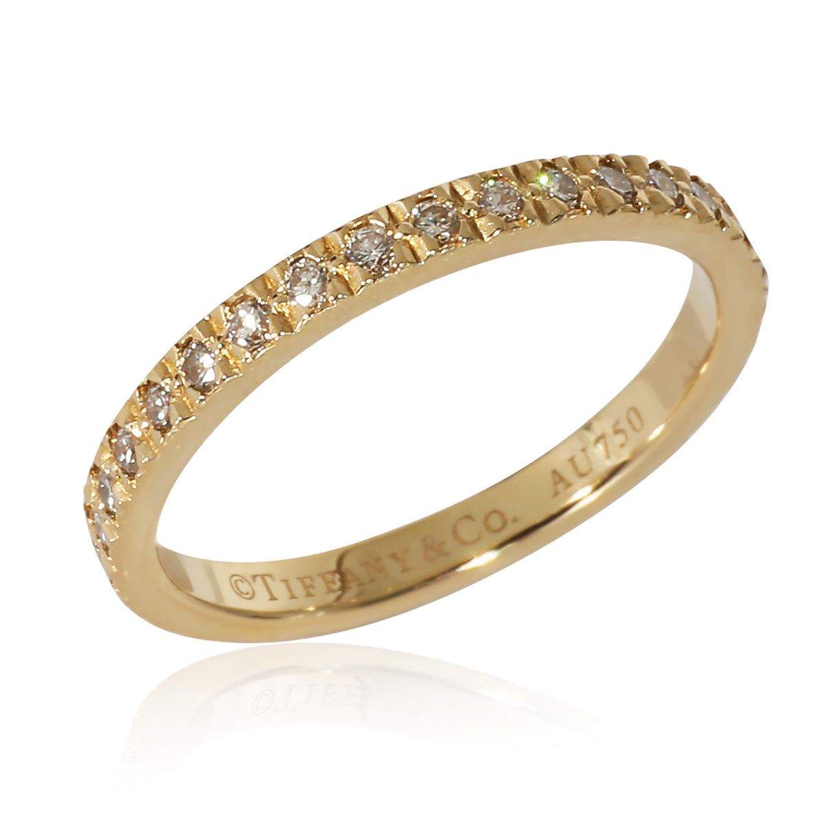 Tiffany & Co. Novo Diamond Eternity Wedding Band in 18K Yellow Gold 0.33 CTW