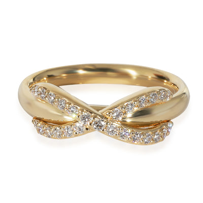 Tiffany & Co. Infinity Diamond Ring in 18K Yellow Gold 0.13 CTW