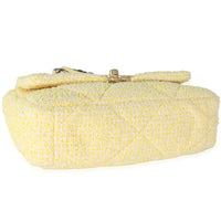 Chanel Yellow Tweed Chanel 19 Flap Bag