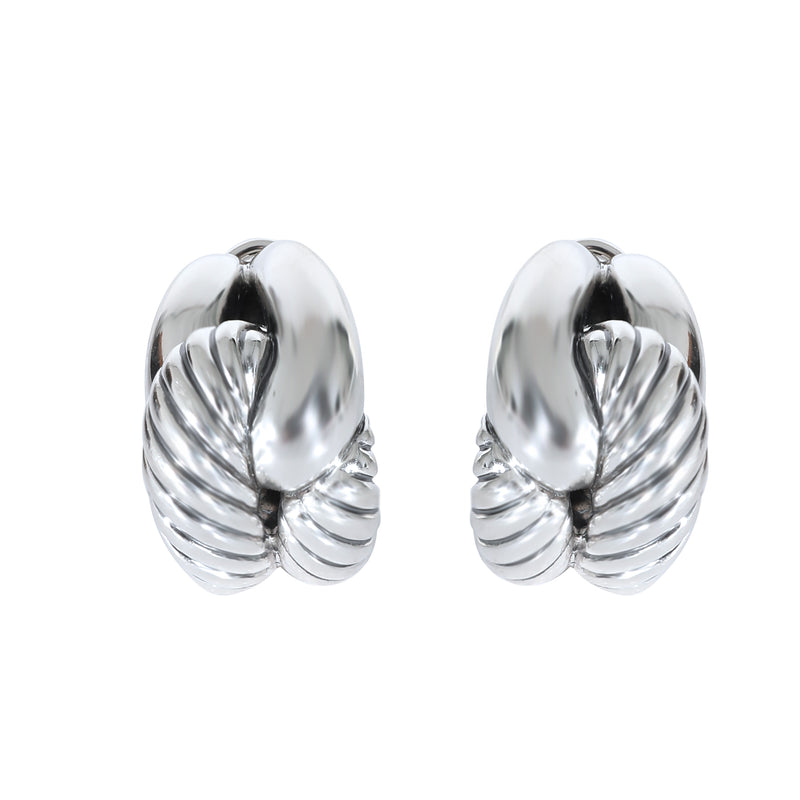 David Yurman Labyrinth Earrings in Sterling Silver