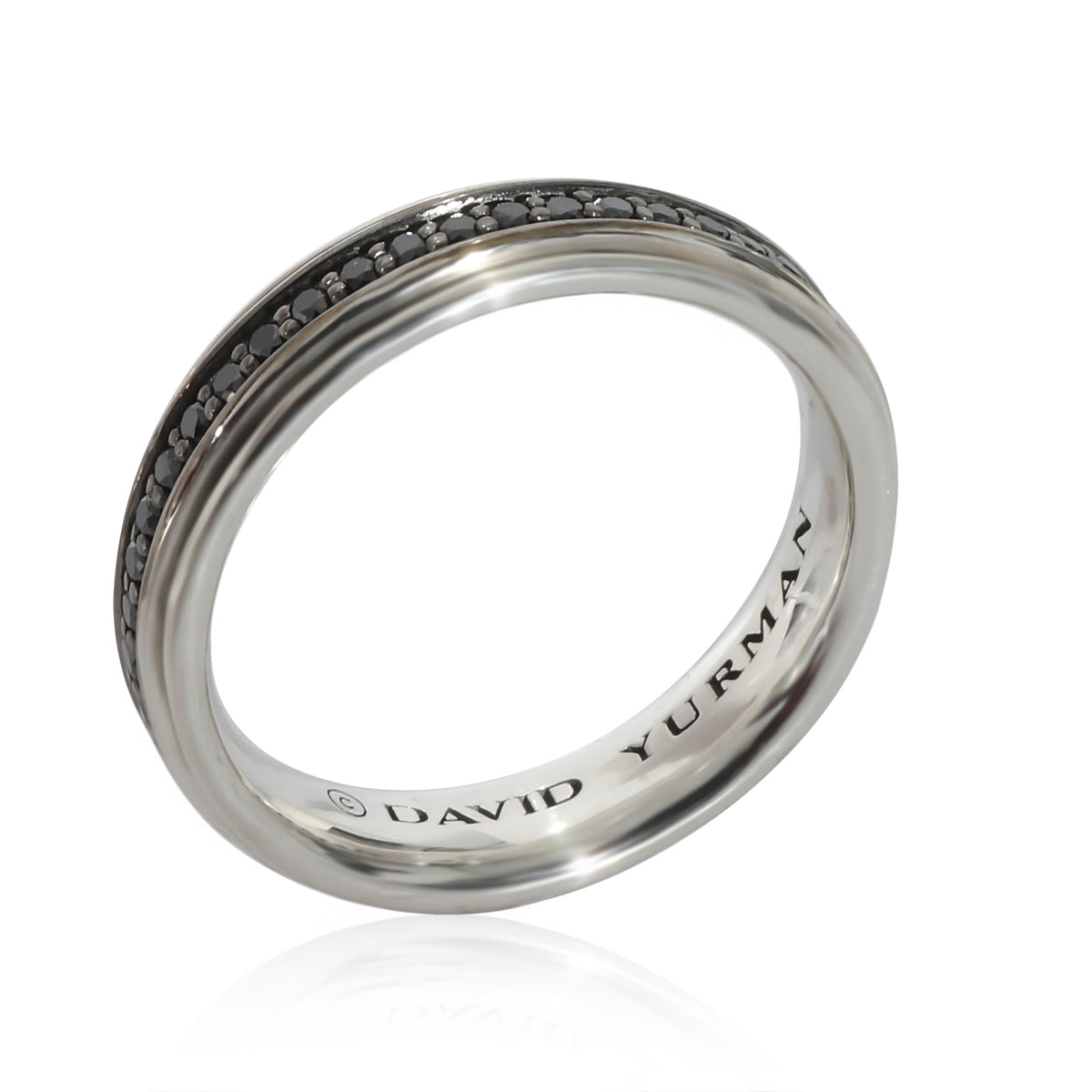 David Yurman Band in Sterling Silver 0.65 CTW