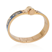 Gold Plated Hermès Charnières Narrow Hinged Bracelet, Boucleries Design