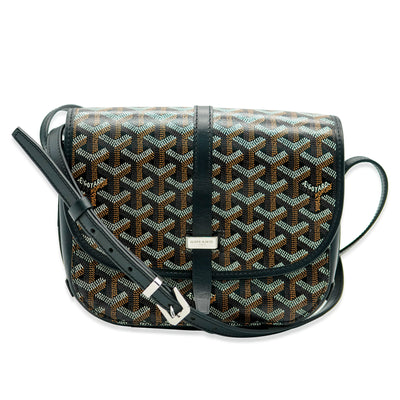 Goyard Black Goyardine Canvas Belvedere II Messenger PM