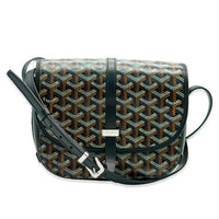 Goyard Black Goyardine Canvas Belvedere II Messenger PM