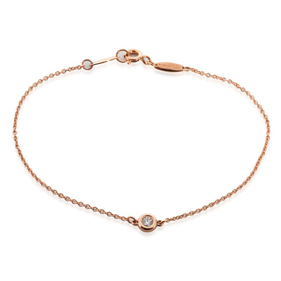 Tiffany & Co. Elsa Peretti Diamond By The Yard Bracelet in 18K Rose Gold 0.07Ct