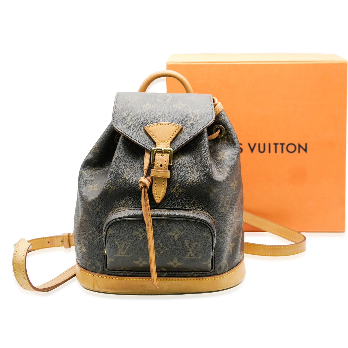 louis vuitton backpack montsouris mm monogram canvas Louis Vuitton Vintage Monogram Canvas Mini Montsouris Backpack | myGemma