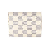 Louis Vuitton Rose Ballerine Damier Azur Canvas Victorine Wallet