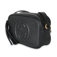 Gucci Black Pebbled Calfskin Mini Soho Disco Bag