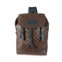 Louis Vuitton Damier Ebene Canvas Runner Backpack