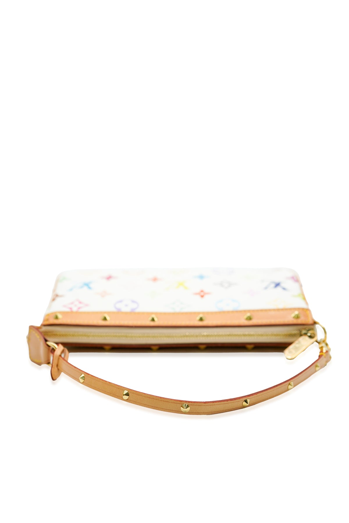 Louis Vuitton White Monogram Multicolore Canvas Pochette Accessoires