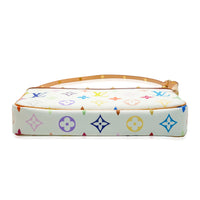 Louis Vuitton White Monogram Multicolore Canvas Pochette Accessoires