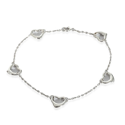Tiffany & Co. Elsa Peretti Open Heart Bracelet in Sterling Silver