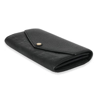 Louis Vuitton Black Empreinte Sarah Wallet