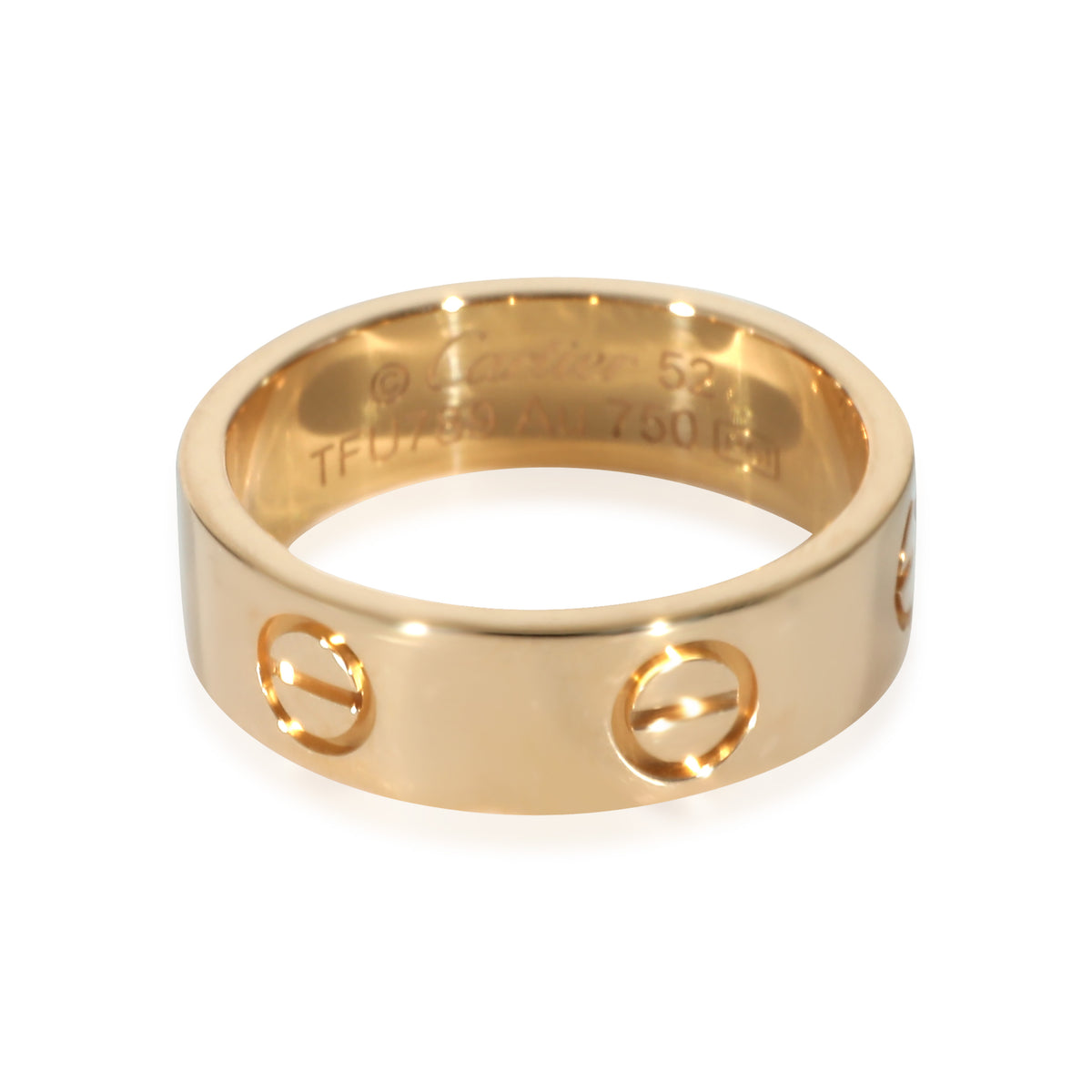 Cartier Love Ring in 18K Yellow Gold