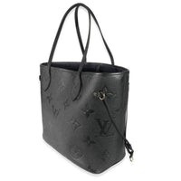 Louis Vuitton Black Monogram Empreinte Neverfull MM