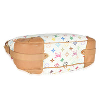 Louis Vuitton x Takashi Murakami White Monogram Multicolore Canvas Greta