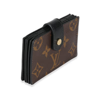 Louis Vuitton Black Monogram Canvas Gusseted Card Holder