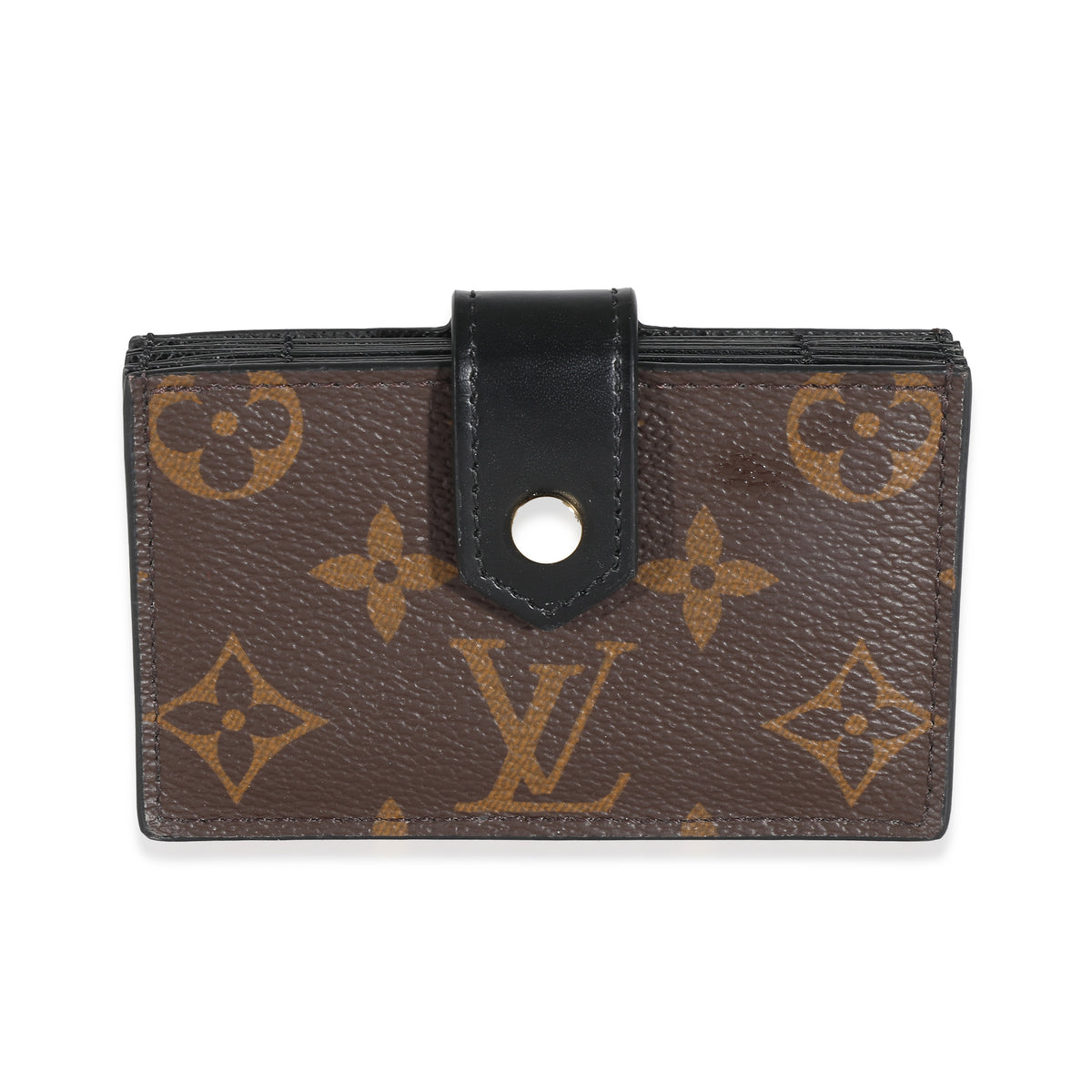 Louis Vuitton Black Monogram Canvas Gusseted Card Holder