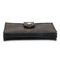 Louis Vuitton Black Monogram Canvas Gusseted Card Holder