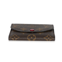 Louis Vuitton Fuchsia & Monogram Canvas Rosalie Wallet